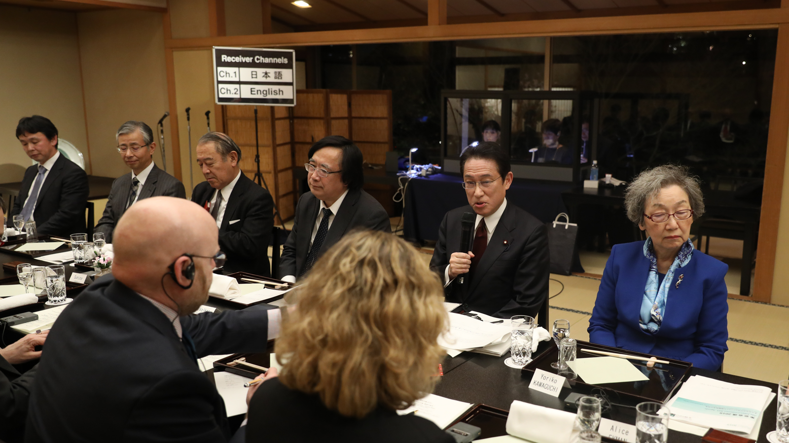 「東京会議2019」歓迎夕食会で岸田政調会長が講演<br><small><small>リベラル秩序の中で生きることが日本の唯一の道。<br>米中両国にもこの立場で向き合っていく</small></small>